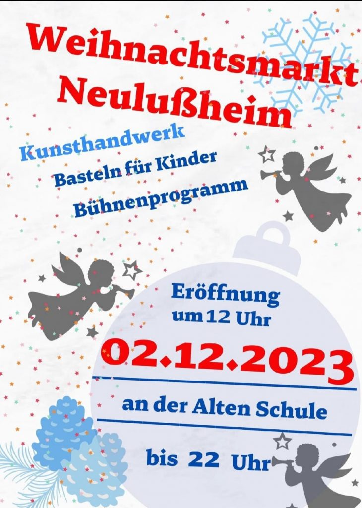 Weihnachtsmarkt Neulußheim 2023
